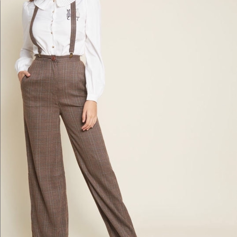 MODCLOTH Collectif suspender overalls XS UK 8